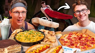 6300 Calorie Cheat Meal With Pommel Horse Medalist Stephen Nedoroscik [upl. by Pyne]