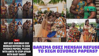 CEO ADINKRA PIE BARIMA OSEI MENSAH REFUSES TO DIVORCE WIFE ANITA BOAKYE BEGS HER TO STOP [upl. by Kcirdnek16]