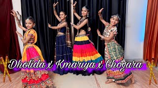 Kmariya x Dholida x Chogara x Odhni  Navratri Special  Garba Dance  Dance Cover [upl. by Aidas415]