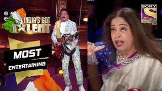 Deepak Kalal Shows His Talent In The Most Amusing Way Indias Got Talent Season 8Most Entertaining [upl. by Sedinoel]