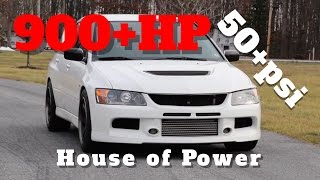 House of Power 900hp 55psi EVO 9 [upl. by Kcire315]