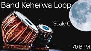 Keherwa Taal Loop  Scale C  70 BPM  amritras [upl. by Illa]