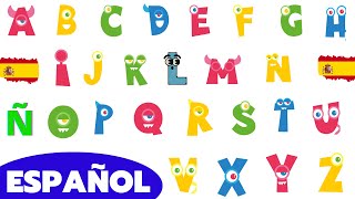 Las LETRAS del ALFABETO en Español para Niños y Adultos  El Abecedario  Spanish alphabet song [upl. by Rehtaeh]