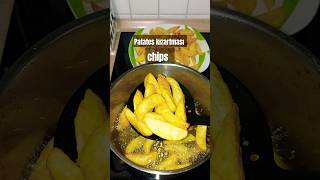 PATATES KIZARTMASI  CHIPS shorts chips patateskızartması [upl. by Alyekahs]