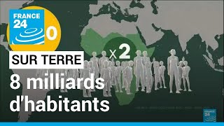 8 milliards dhabitants sur Terre une croissance sans précédent depuis 1950 • FRANCE 24 [upl. by Orlando938]