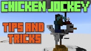 Minecraft 174 Chicken Jockey Farming amp Directional Player Detector [upl. by Amaryllis]