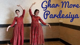 Ghar More Pardesiya Kalank Dance Cover by Aradhita Maheshwari ft Twaraa Desai [upl. by Mazonson]