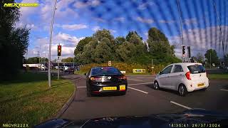 Going ahead from B4553 to A3102 on the Mannington Roundabout [upl. by Weidner]