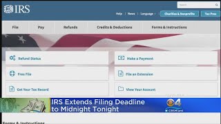 IRS Extends Tax Day Deadline [upl. by Breger]