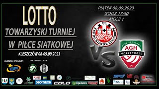 LOTTO turniej siatkówki mecz KKS Mickiewicz Kluczbork vs AZS AGH Kraków [upl. by Eve751]