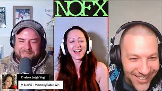 NOFX  Monosyllabic Girl Reaction Review amp Rating  Punk Night on Request Fest [upl. by Volnay]