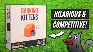 Barking Kittens Exploding Kittens Expansion Pack REVIEW [upl. by Eirod]