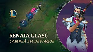 League of Legends Renata Glasc  Mecânica de jogo  Campeã em Destaque [upl. by Kcirdek482]