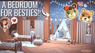 A Bedroom for Maple amp June Youre going to be JEALOUS  ACNH Speed Build  Animal Crossing HHP [upl. by Nytsirk]