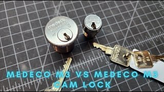 Medeco M3 vs Medeco M3 Cam Lock [upl. by Aiseneg596]