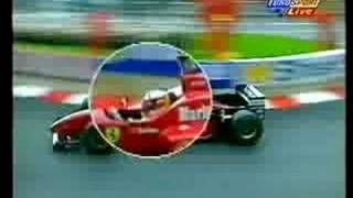 1996MonacoMichael Schumacher Crash [upl. by Ynnot]