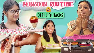 My Monsoon Routine  Desi Life Hack for Rainy Season  CookWithNisha [upl. by Ydniw]