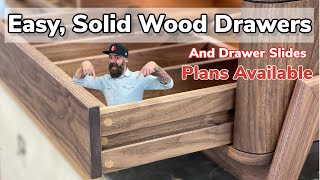 Build cabinets the easy way  How to Make Drawers [upl. by Quinton20]