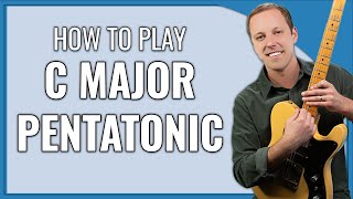 C Major Pentatonic Scale Guitar Lesson Tips amp Tricks [upl. by Anawat213]