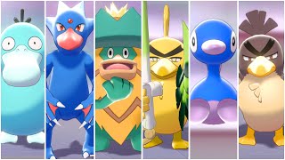 FULL DUCK POKEMON TEAM Shiny Psyduck Golduck Sirfetchd LudicoloPorygon2 Farfetchd Galar [upl. by Newcomb975]