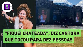 Lollapalooza Gab Ferreira sobre show para 10 pessoas Não tem como prever quantos vão aparecer [upl. by Uv]