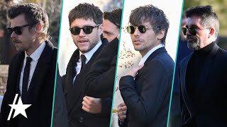 Liam Payne Funeral One Direction Simon Cowell amp More Pay Respects [upl. by Fernand721]