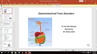 Gastrointestinal Tract disorderspart1 [upl. by Jarret]