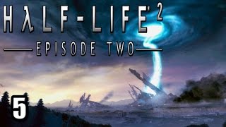 Half Life 2 Episode 2  HunterChopper Battle  Auto Turret  Ambush  Part 5 [upl. by Nnaitak]