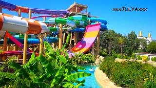 Aquapark DELPHIN BE GRAND Turkey Antalya  Аквапарк DELPHIN BE GRAND Турция Анталья [upl. by Stirling796]