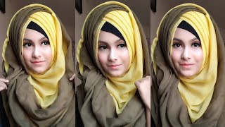 Criss Cross Hijab Tutorial for Pohela Falgun  পহেলা ফাল্গুন হিজাব টিউটোরিয়াল  Noshin Nower ❤ [upl. by Juliana]