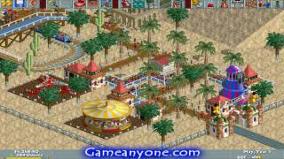 Roller Coaster Tycoon PC  Dynamite Dunes 3 [upl. by Anthe]