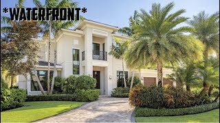 BOATERS PARADISE  Huge 2017 Waterfront Mansion for sale in Delray Beach Florida [upl. by Ebaj]