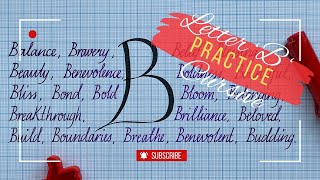 Mastering the Handwritten Letter B  Letter B  English  Handwriting  Cursive  Tutorial  Amsr [upl. by Akoyn]