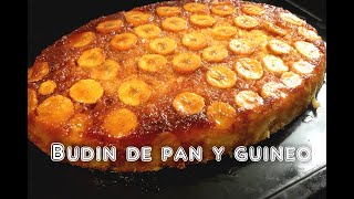 Receta de BUDIN DE PAN Y GUINEO  SALVADOREÑO [upl. by Maurie720]