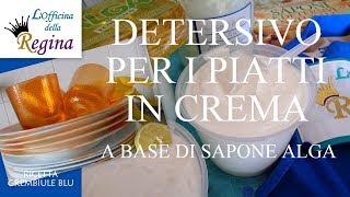 Detersivo piatti in crema ecologico facile da fare a base di sapone Alga [upl. by Ingar]