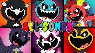 All Nightmare Critters Songs 🎵 Poppy Playtime Chapter 4 Simon Smoke [upl. by Floria]