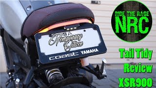 Yamaha XSR900 Coolest Fender Eliminator  NRC ReviewInstall [upl. by Orvah]