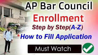 AP Bar Council Enrollment ProcessStepbystep 2024 [upl. by Meadows93]