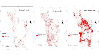 Spatiotemporal Variations by Extracting LULC classes separately  ArcGIS Tutorial [upl. by Hastings]