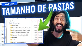 FINALMENTE Como exibir o TAMANHO DAS PASTAS no Explorador de Arquivos do Windows 10 amp 11 [upl. by Kcirddor652]