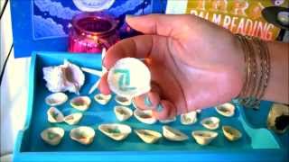 Mermaid Seashell Runes and Meanings of Elder Futhark Pagan Rune Alphabet [upl. by Earazed]