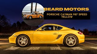 Porsche Cayman 987 Speed Yellow par Beard Motors [upl. by Gerdeen]