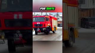 Os bombeiros apareceram para resgatála 👏❤️ [upl. by Drice96]