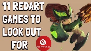 11 RED ART GAMES TO LOOK OUT FOR [upl. by Sucerdor]