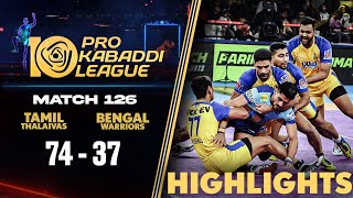 Thalaivas End Campaign with Massive Win Over Maninders Warriors  PKL Match 126 Highlights [upl. by Amata]