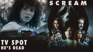 Scream 2022  TV Spot  Hes Dead  Paramount Pictures [upl. by Chuah]