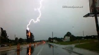 Shocking Storm Footage Of Amazing Lightning Strikes [upl. by Albert16]