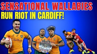 Wales Stunned Wallabies Shine in Stunning Cardiff Clash [upl. by Brightman]