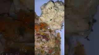 Delicious￼ Chitterlings over Rice with Potato Salad on the Sidefoodie [upl. by Mcclimans]