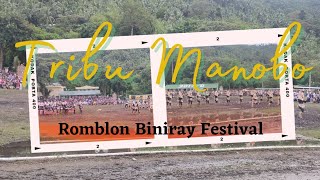 Romblon Biniray Festival 2023  MANOBO Tribe GIMIK [upl. by Nnylyt865]